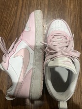 Nike Court Borough Low Recraft Girls Size 6Y Pink Shoes Sneakers DV5456-105