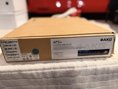 #ad AKG APS4 Wide Band UHF Active Antenna and Power Splitter Kit “new in box” $175.00