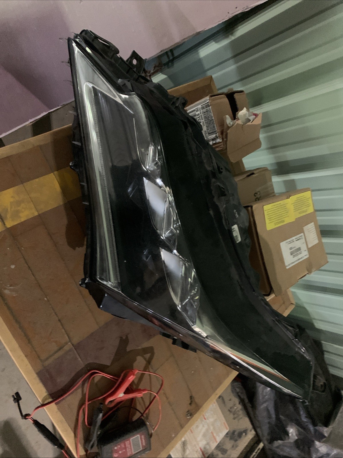 genuine OEM left-hand (driver side) LED triple-beam headlamp assembly