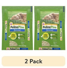  2 pack Feline Pine Original 100 Natural Cat Litter, 20 lb
