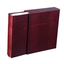 Small Photo Album 4x6 50 Pages Hold 100 Pictures Vertical 100 Photos Maroon