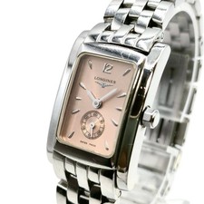LONGINES DolceVita Square Watch L5.155.4 Small Seconds Working