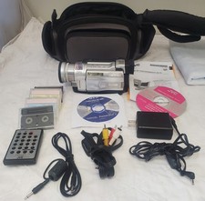JVC GR-DVL820U MiniDV Camcorder Bundle Tapes Remote Cables Software Bag