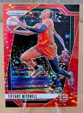 2024 Panini Prizm WNBA - Tiffany Mitchell #57 Red Pulsar Prizm /299 - Sun