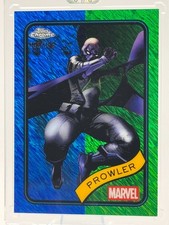 2025 Topps Chrome Marvel Prowler Blue & Green Shimmer Refractor /199 #13