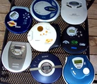 Vintage Portable CD Players Lot of 8-For Parts/Repair Only-SONY-RCA & MORE