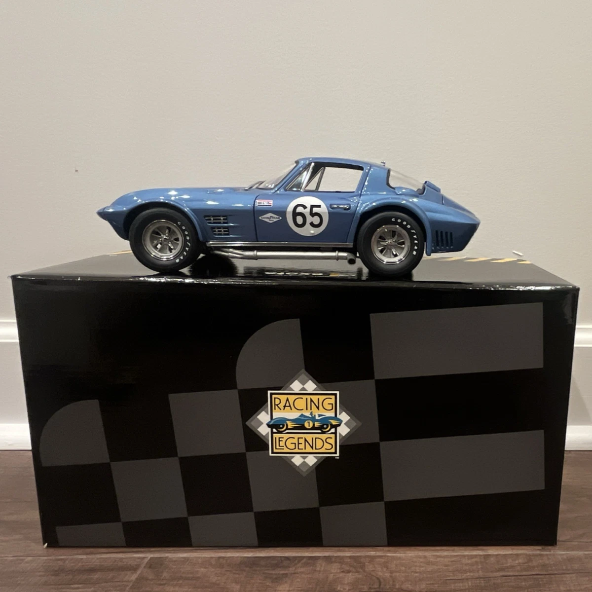 Exoto 1/18 Corvette Grand Sport Bleu Métallisé – Miniature Collection, Occasion