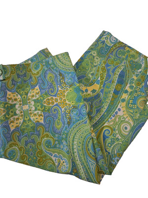 Escada paisley capris pants-size 40(10/12)