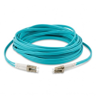 OM3 LC to LC Fiber Optic Patch Cable Multimode Duplex 50/125 Aqua LC LC 3.28ft