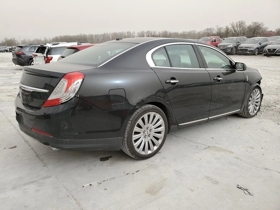 2015 Lincoln MKS Left Rear Door Panel Trim Black Used 406569 Foto 4 de 4