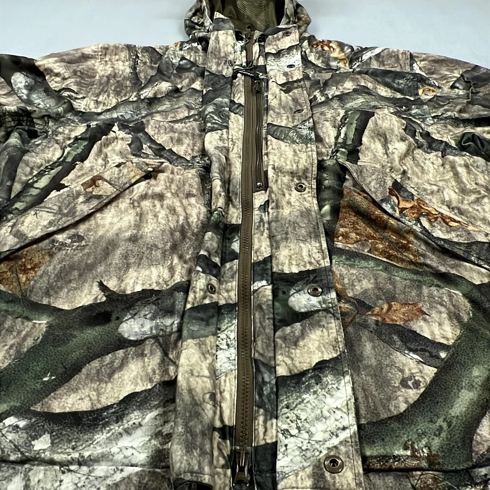 Cabela's Dry-Plus Hunting Jacket Mens XL Tall Camo Mossy Oak Treestand Packable - Image 4 of 4