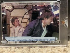 2021 Topps Star Wars Battle Plans 1/1 Blank Back - Han & Leia [Hoth]