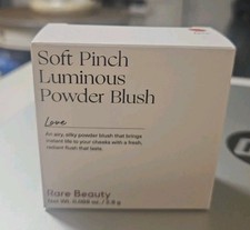 NOWA STALÓWKA Rzadka Beauty Soft Pinch Luminous Powder Róż LOVE Pełny rozmiar 2,8g/0,098oz