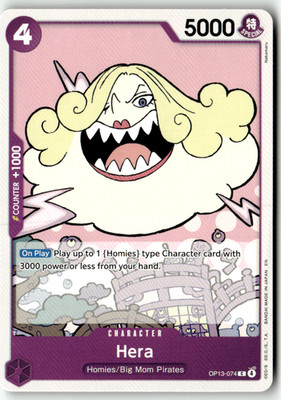 One Piece TCG Bandai No. OP13-074 Hera Englisch