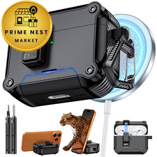Inesore for AirPods Pro 3 Case with Secure Lock Airpods 3 2025 , A-Black