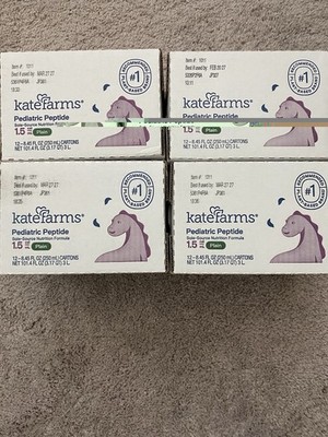 Kate Farms Pediatric Peptide 1.5 Plain 48 Cartons
