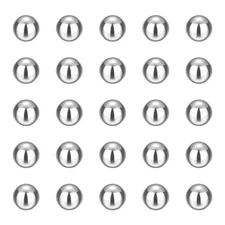 60pcs Precision Balls 11/32" Diameter G25 Solid Chrome Steel Bearing Balls