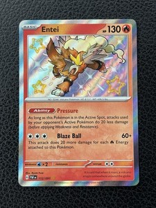 Shiny Entei Pokemon Card