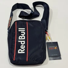 Red Bull Racing Oracle F1 Team Crossbody Shoulder Bag Navy Blue Adjustable Strap