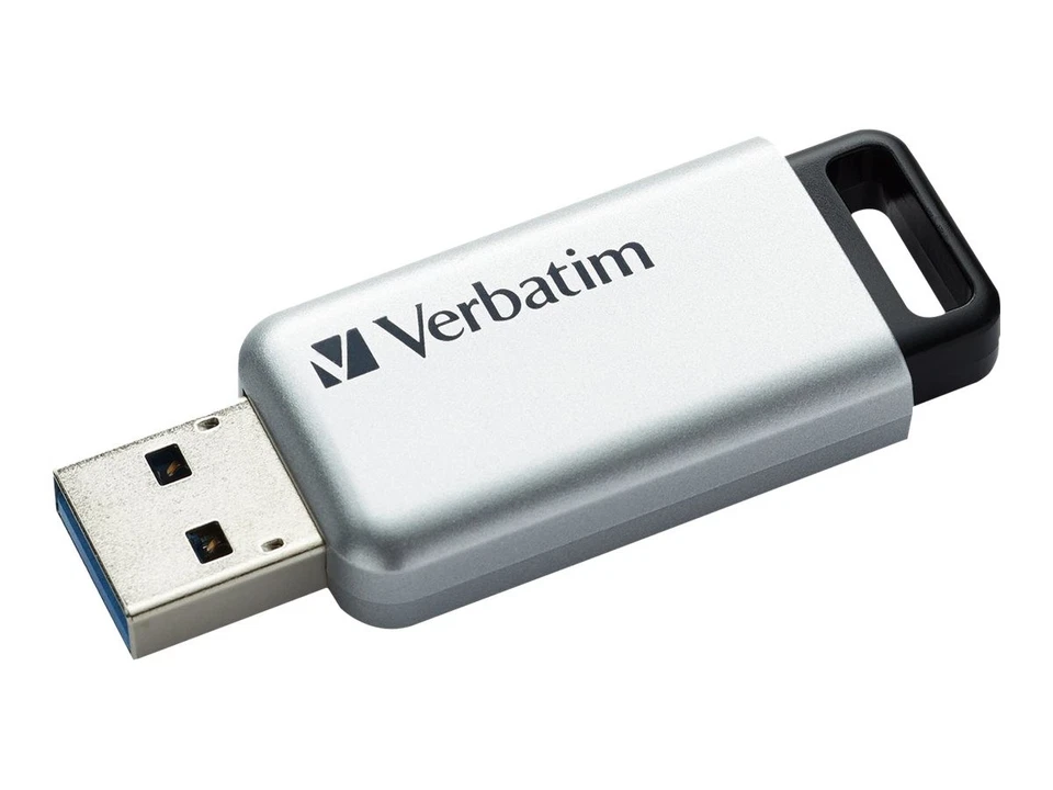 Verbatim Secure Pro Memoria USB 3.0 da 64 GB Argento 64 GB USB tipo A 98666 - Immagine 3 di 4
