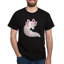 CafePress Axolotl Dark T Shirt 100% Cotton T-Shirt (1071868991)
