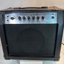 DEAN M-16 Guitar Amplifier Model M-16 2 Channel Tested Working Clean/Dirty