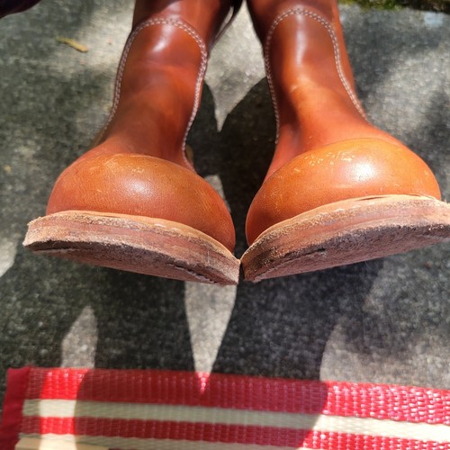 Timberland Boots ~ Coulter Pull On Western 4125R ~ Mens Sz 9 ~ Brown Leather USA - Picture 24 of 24