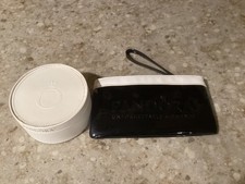 PANDORA Round Jewelry Charm Bracelet 2 Tier Box Black Wristlet Clutch FREESHIP