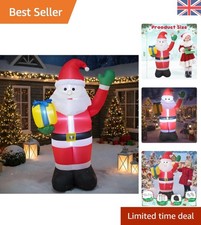 Image of 4FT LED Santa Claus Inflatable – Perfect Ornament for Outdoor Christmas Display