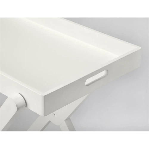 Butler Specialty Edna Tray Table In White - Picture 2 of 3