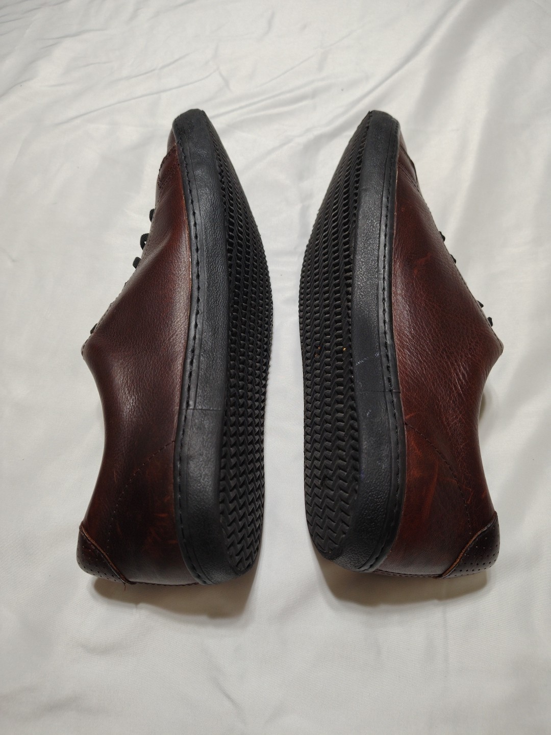 SAOLA Scarpe uomo Birchbury Branfords minimaliste taglia 12 45 M sneakers pelle marrone