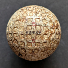vtg - DUNLOP - Golf ball - Mesh - Small British size 1.62 - Made in England