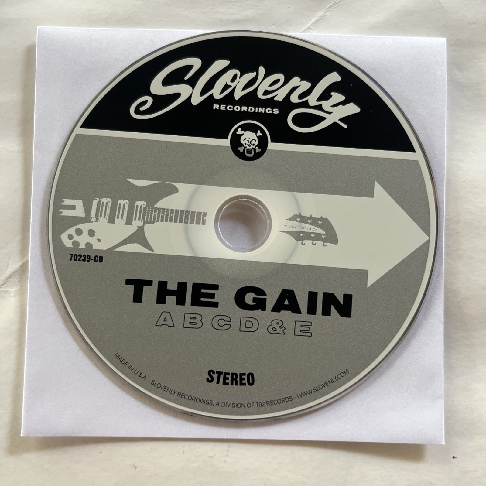 The gain CD A B C D & E disc only