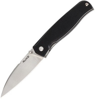 RUIKE P662 Linerlock Black P662-B 2.88'' 14C28N Black G10 Folding Knife