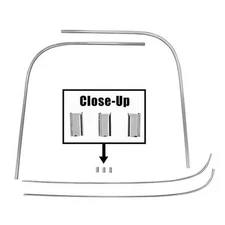 CJ Classic Trucks Drip Rail Molding Chevrolet C10 1967-1972