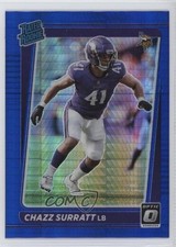 2021 Panini Donruss Optic Rated Rookie Blue Hyper Prizm Chazz Surratt #280 11nu