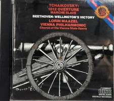 Tchaikovsky Beethoven 1812 Overture CD 1982 Classical CBS Masterworks