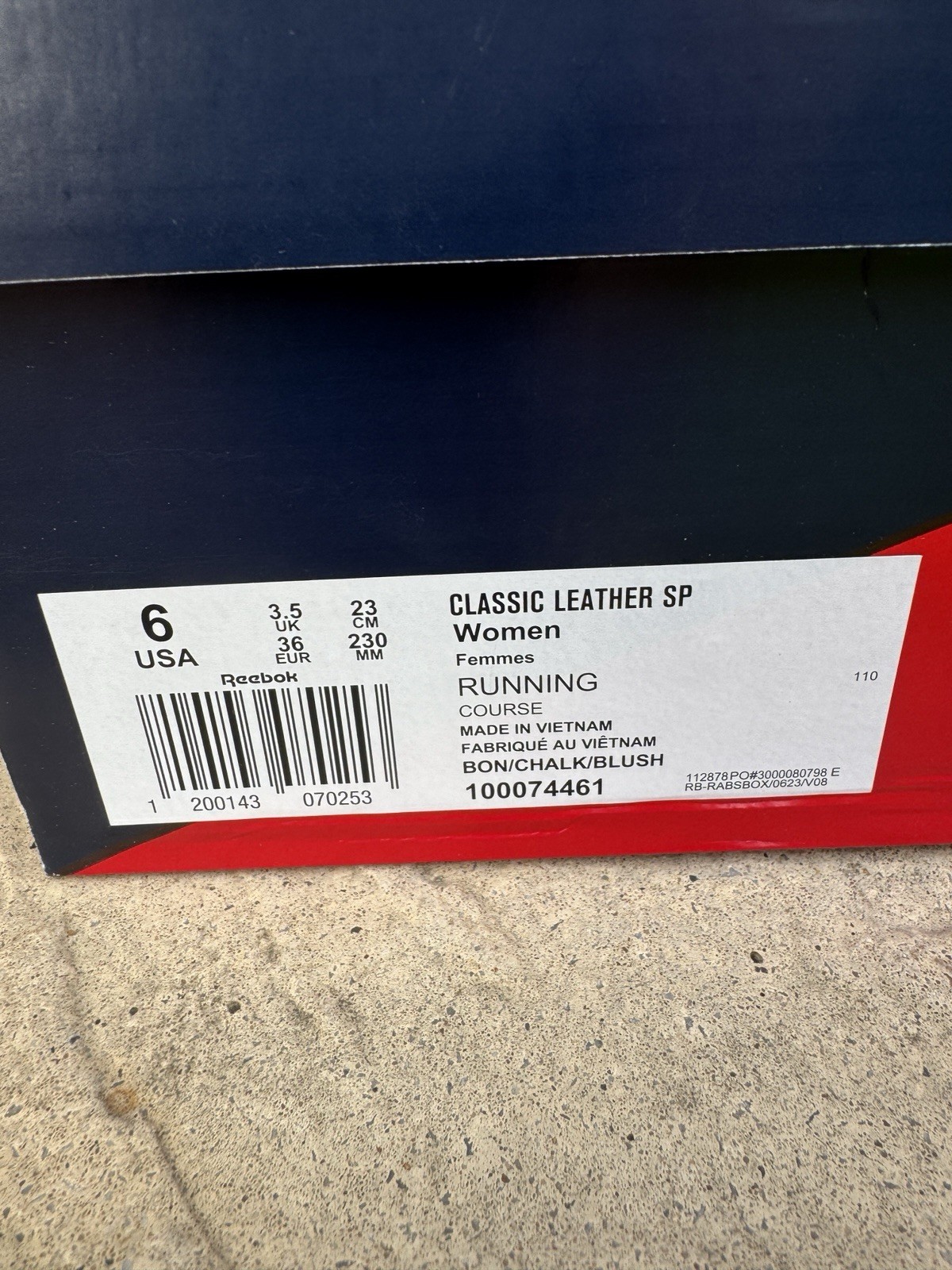 Reebok Classic Leather Running Course - Retro - Size UK3.5 Ladies - RRP£97 BNIB image 6