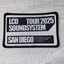 LCD Soundsystem Tour 03/08/2025 Petco Park Gallagher Square Commemorative Patch