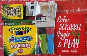 Kids Arts & Crafts, Mixed Lot Of 5 Items with bonus sticker book