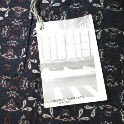 Engineered Garments 19AW Dayton Shirt - Floral Jacquard S