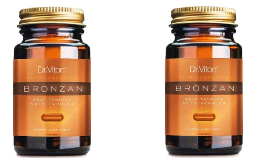 2X Brons Dr Viton 100% natuurlijk en biologisch - sunless tanning 30 capsules