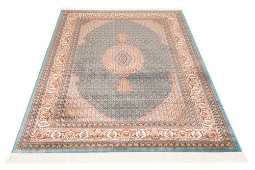 Alfombra persa tejida a máquina Tabriz Medallion alfombra de varios tamaños, alfombra, azul - Imagen 13 de 26