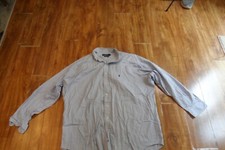 Ralph Lauren Men's Long Sleeve Yarmouth Button Down Gray Dress Shirt Size XL