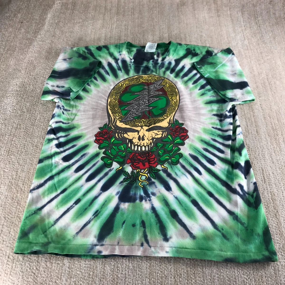 oversized bleach tie dye skull graphic hoodie