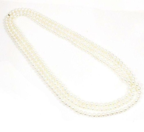Tiffany \u0026 Co. Long Pearl Necklace SV925 