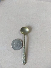 Antique miniature ornate handle spoon ladle Made in Japan