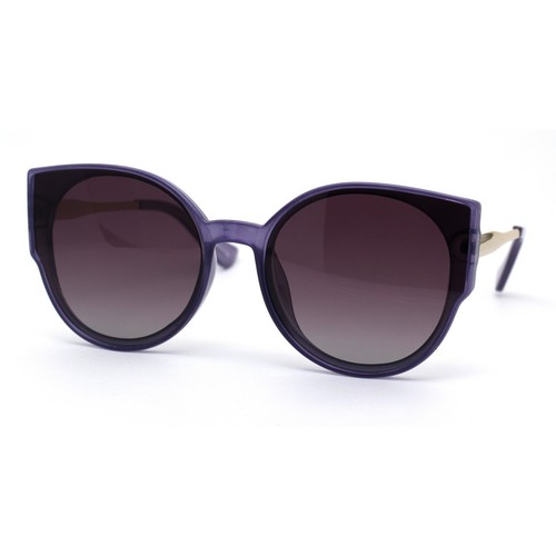 Womens Polarized Oversize Round Cat Eye Chic Sunglasses - Picture 14 of 21