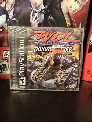 World Destruction League: Thunder Tanks (Sony PlayStation 1, 2000) Factory Seal