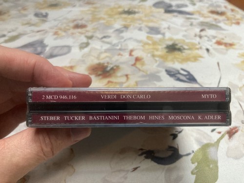 Don Carlo Verdi CD Tucker Steber 1955 Live Myto RARE Out of Print Sealed in Box - Picture 3 of 3